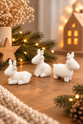 Minimalistische Rentier-Figuren – nordische Weihnachtsdeko