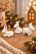 Minimalistische Rentier-Figuren – nordische Weihnachtsdeko