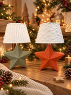 Dekoleuchte Stern | 3D-Druck Weihnachtsdeko | Stimmungslicht mit LED | Winterdeko