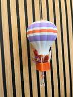 Boho Heißluftballon mit Trockenblumen – 3D-Druck in 3 Größen