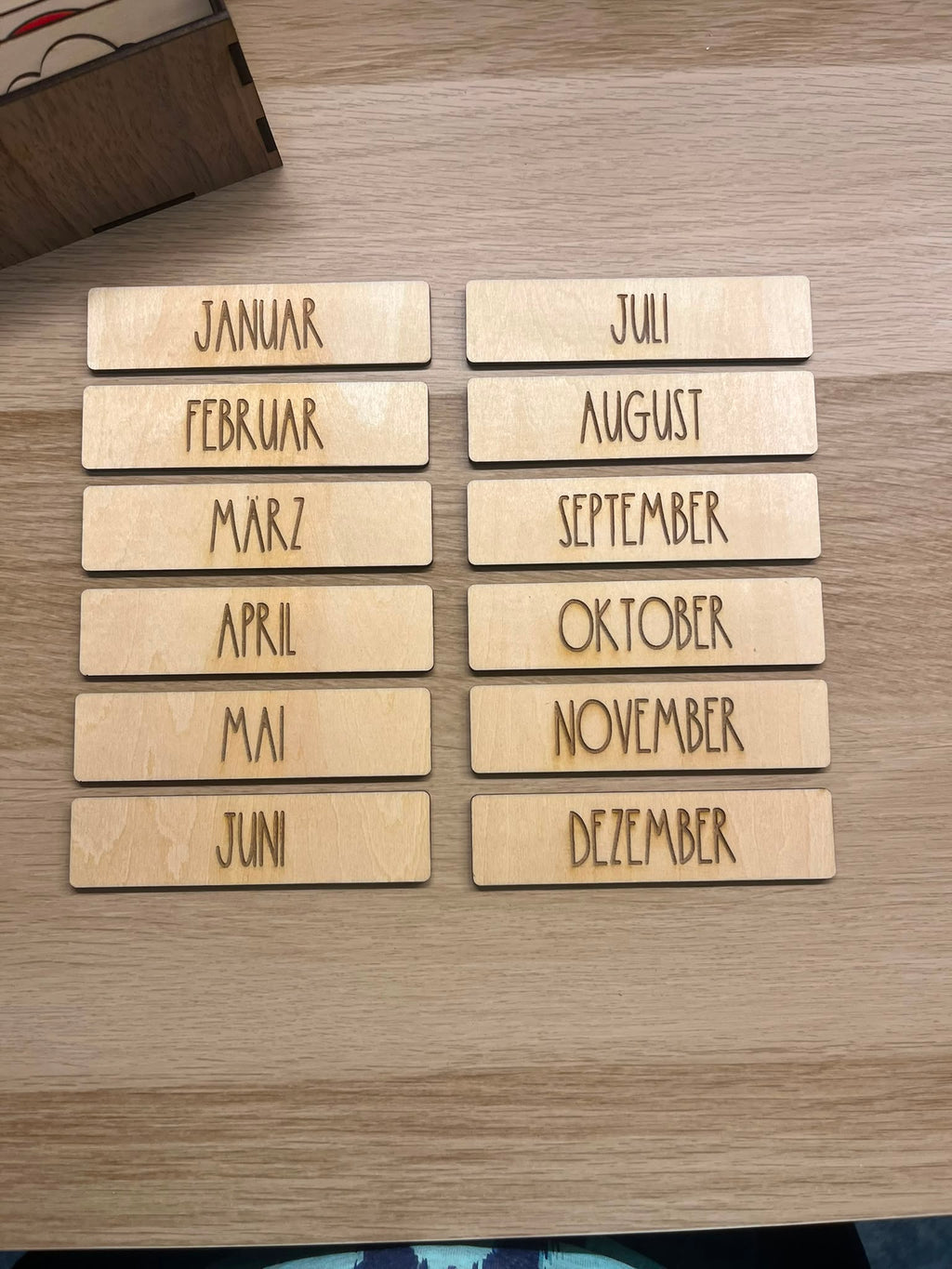 Kinder-Lernkalender aus Holz – Ansicht 4