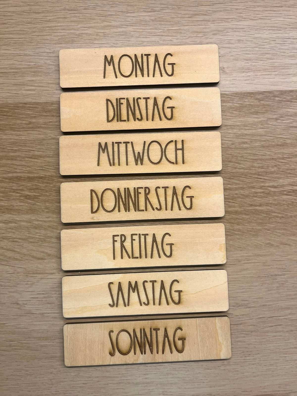 Kinder-Lernkalender aus Holz – Ansicht 3