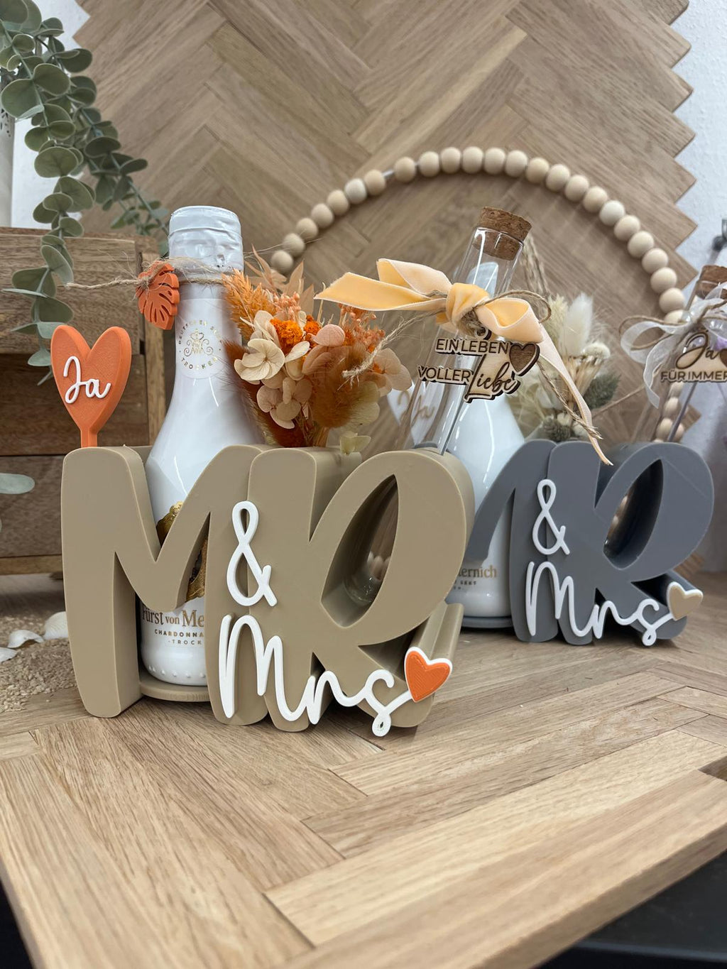 Gutscheinhalter „Mr. & Mrs“ zur Hochzeit – Ansicht 3