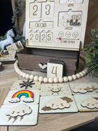 Kinder-Lernkalender aus Holz – Ansicht 9