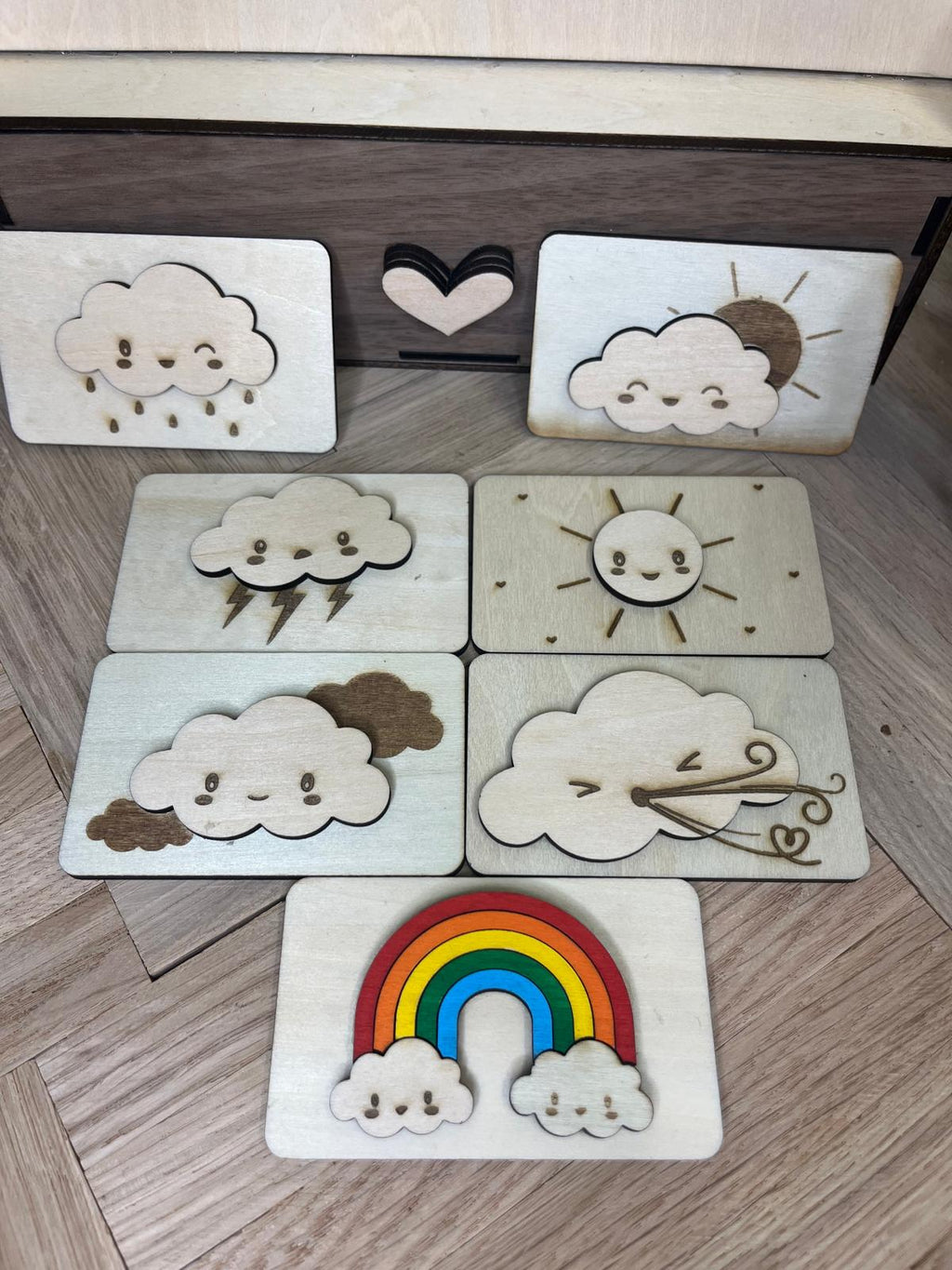 Kinder-Lernkalender aus Holz – Ansicht 11