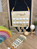 Vorfreude Countdown aus Holz – Ansicht 3
