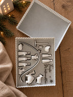 Moderne Weihnachtskrippe mit Geschenk- & Aufbewahrungsbox