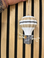 Boho Heißluftballon mit Trockenblumen – 3D-Druck in 3 Größen