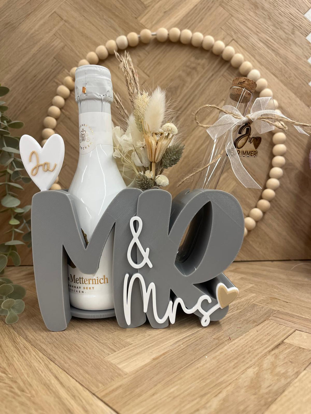 Gutscheinhalter „Mr. & Mrs“ zur Hochzeit – Ansicht 2